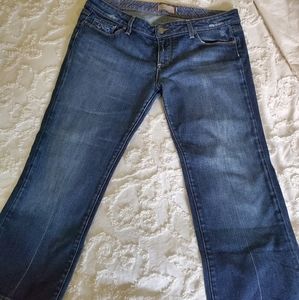 Paige denim jeans size 33  cropped